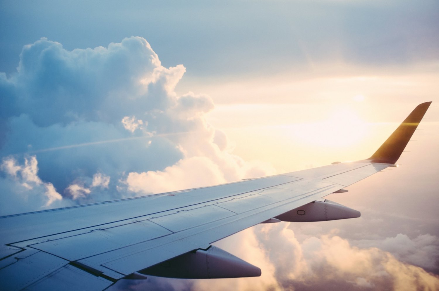 In flight