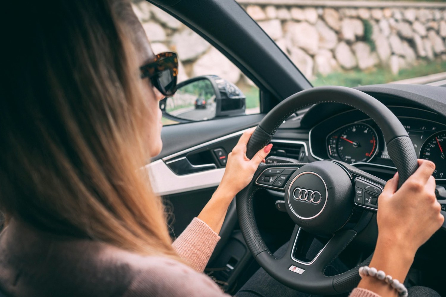 Driver at the wheel