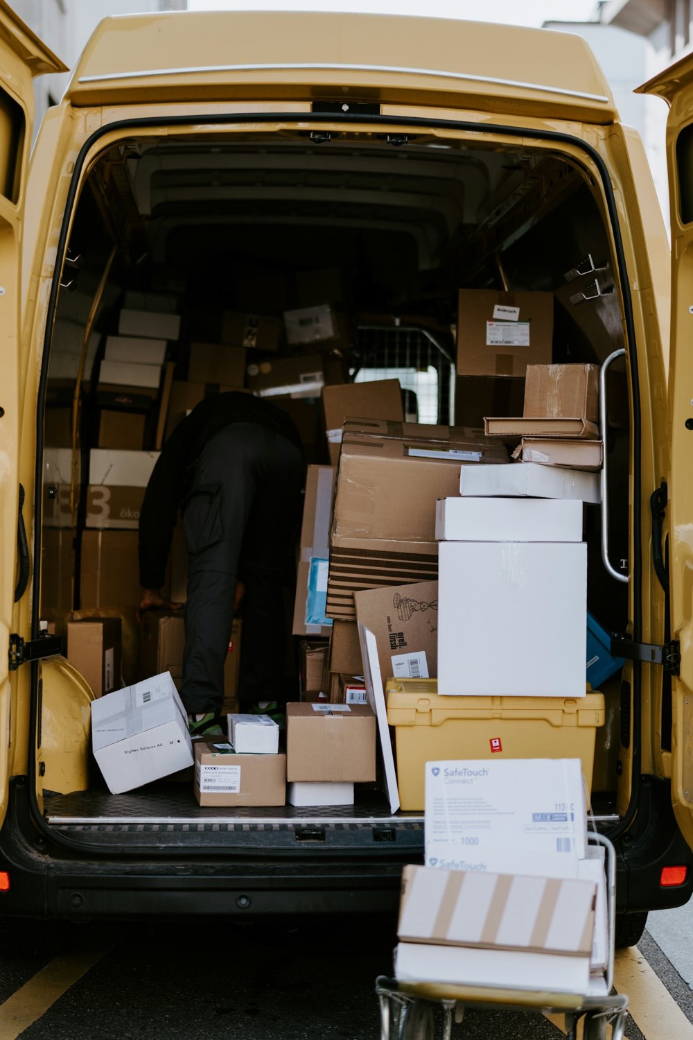 Courier and van work